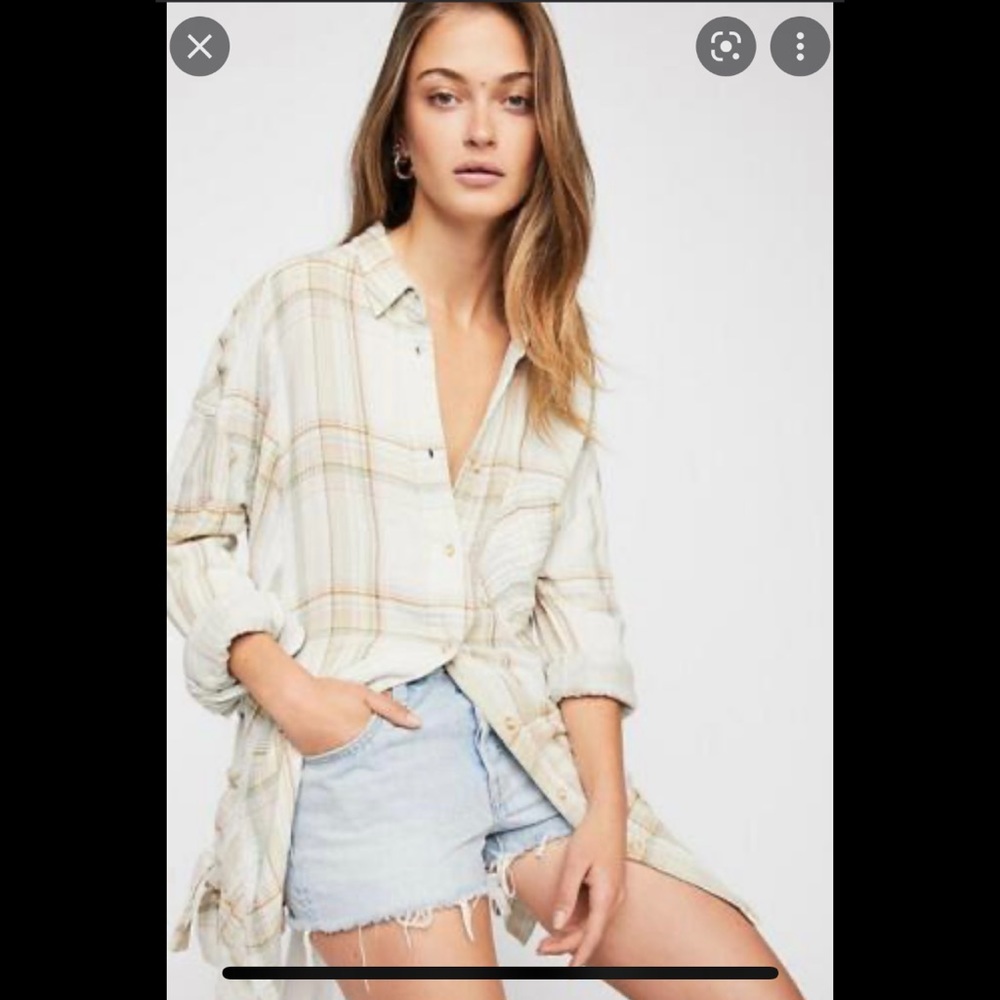 Free people button up